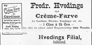 Annonse fra Fredr. Hveding i Søndmøre Folkeblad 8.1.1892.jpg