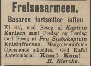 Annonse fra Frelsesarmeen i Gudbrandsdølen 25.03.1909.jpg