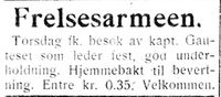 222. Annonse fra Frelsesarmeen i Inntrøndelagen og Trønderbladet 27.7. 1932.jpg