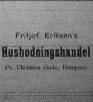 Annonse fra Fritjof Eriksen i Møre Tidende 14. januar 1899.jpg