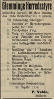 339. Annonse fra Glemminge Formandskap i Fredriksstad Tilskuer 24.09. 1910.jpg