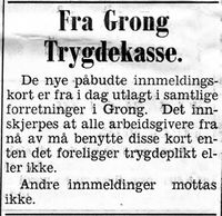 27. Annonse fra Grong Trygdekasse i Namdal Arbeiderblad 28.10. 1950.jpg