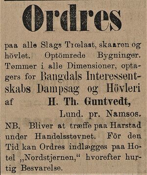 Annonse fra H.Th. Guntvedt i Tromsø Amtstidende 10.04 1894.jpg