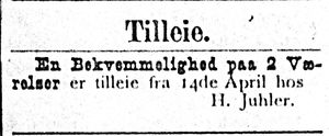 Annonse fra H. Juhler i Søndmøre Folkeblad 4.1.1892.jpg