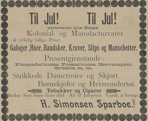 Annonse fra H. Simonsen Sparboe i Harstad Tidende 10.12. 1900.jpg