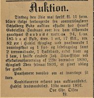440. Annonse fra Hadsel lensmandsbest. i Lofotens Tidende 26. mars 1892.jpg