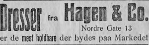 Annonse fra Hagen & Co i Ny Tid 1914.jpg