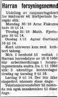 28. Annonse fra Harran forsyningsnemnd i Namdal Arbeiderblad 28. 10.1950.jpg