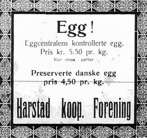 Annonse fra Harstad koop. Forening i Folkeviljen 18.12.22.jpg