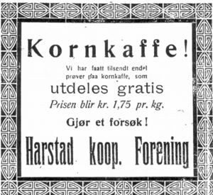 Annonse fra Harstad kooperative Forening 24. 1. 1924.jpg