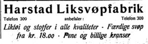 Annonse fra Harstad liksvøpfabrik i Folkeviljen 25.6. -23.jpg