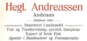 Annonse fra Hegl Andreassen under Harstadutstillingen 1911.jpg