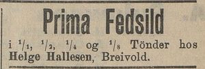 Annonse fra Helge Hallesen i Harstad Tidende 18.11. 1907.jpg