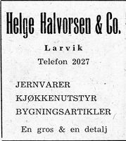 210. Annonse fra Helge Halvorsen i Menneskevennen jubileumsnummer 1959.jpg
