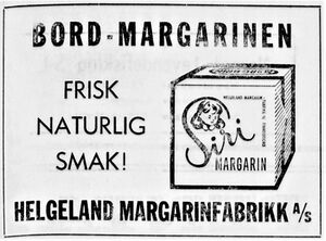 Annonse fra Helgeland Margarinfabrikk i Fiskeribladet 30.09.1964.jpg