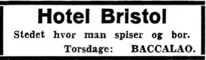 Annonse fra Hotel Bristol i Arbeider-Avisen 24.4.1940.jpg