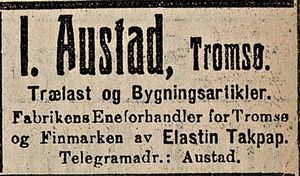 Annonse fra I. Austad i Tidens Tegn 13.05.1914.jpg