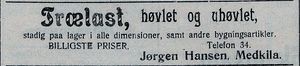 Annonse fra Jørgen Hansen i Haalogaland 06.06.1914.jpg