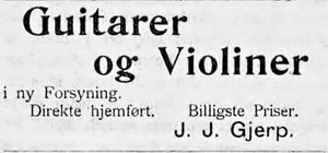 Annonse fra J. J. Gjerp i Namdalens Folkeblad 1901.jpg