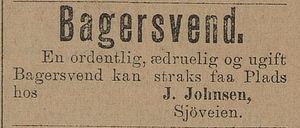 Annonse fra J. Johnsen i Tromsø Amtstidende 29.11. 1895.jpg