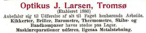 Annonse fra J. Larsen under Harstadutstillingen 1911.jpg