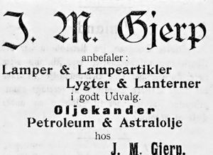 Annonse fra J. M. Gjerp i Namdalens Folkeblad 1901.jpg