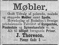 287. Annonse fra J. Thoreson, Pløens gate i avisa Banneret 15.8.1892.jpg