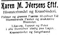 494. Annonse fra Karen M. Iversens Eftf. i Haalogaland 3107 1913.jpg