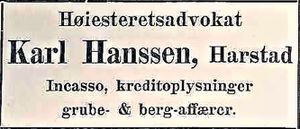 Annonse fra Karl Hanssen under Harstadutstillingen.jpg