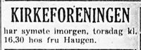 195. Annonse fra Kirkeforeningen i Harstad Tidende 22. november 1939.jpg