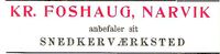 193. Annonse fra Kr. Foshaug under Harstadutstillingen 1911.jpg