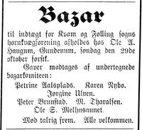 360. Annonse fra Kvam og Følling sogns hornkvægforening i Mjølner 23. 10. 1899.jpg