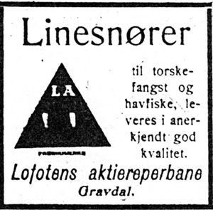 Annonse fra Lofoten aktiereperbane på Gravdal i Haalogaland 1007 1913.jpg).jpg