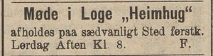 Annonse fra Loge Heimhug i Gudbrandsdølen 22.04.1909.jpg