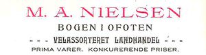 Annonse fra M.A. Nielsen under Harstadutstillingen 1911.jpg