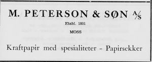 Annonse fra M. Peterson & Søn AS i Norsk Militært Tidsskrift nr. 11 1960 (2).jpg