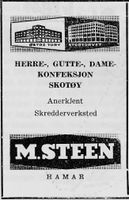 195. Annonse fra M. Steen i Norsk Militært Tidsskrift nr. 11 1960 (7).jpg