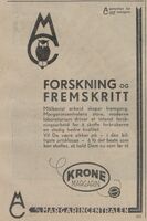 Annonse fra Margarincentralen i Moss Avis 03.04.1936.
