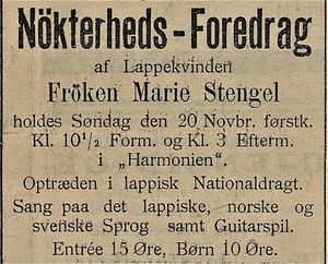 Annonse fra Marie Stengel i Tromsø Amtstidende 17.11. 1898.jpg