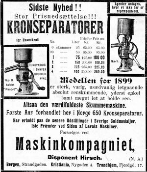 Annonse fra Maskinkompagniet i Mjølner 23. 10. 1899.jpg