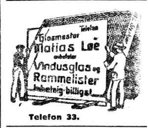 Annonse fra Matias Løe i Indhereds-Posten 19.10. 1923.jpg