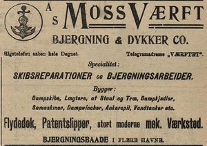 Annonse fra Moss Værft i Norges Sjøfartstidende 30.12. 1911.jpg