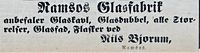 143. Annonse fra Namsos Glasfabrik i Tromsø Amtstidende 4.01.1889.jpg