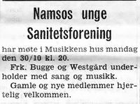 60. Annonse fra Namsos unge Sanitetsforening i Namdal Arbeiderblad 28.10.1950.jpg