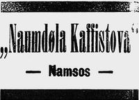 11. Annonse fra Naumdøla Kaffistova i Ungskogen 16.9. 1915.jpg