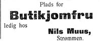 65. Annonse fra Nils Muus i Indtrøndelagen 16.11. 1900.jpg