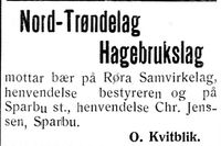 436. Annonse fra Nord-Trøndelag Hagebrukslag i Inntrøndelagen og Trønderbladet 31.7.1936.jpg
