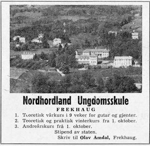 Annonse fra Nordhordland ungdomsskule i Menneskevennens jubileumsnummer.jpg
