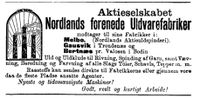 11. Annonse fra Nordlands forenede Uldvarefabriker i Harstad Tidende 22. oktober 1900.jpg