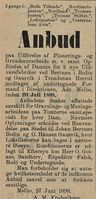 153. Annonse fra Nordlands forenede Uldvarefabriker i Tromsø Amtstidende 30.06. 1898.jpg